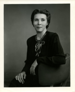 seated formal photo of Elizabeth Campbell, no date